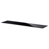BESTÅ top panel, glass black, 180x40 cm