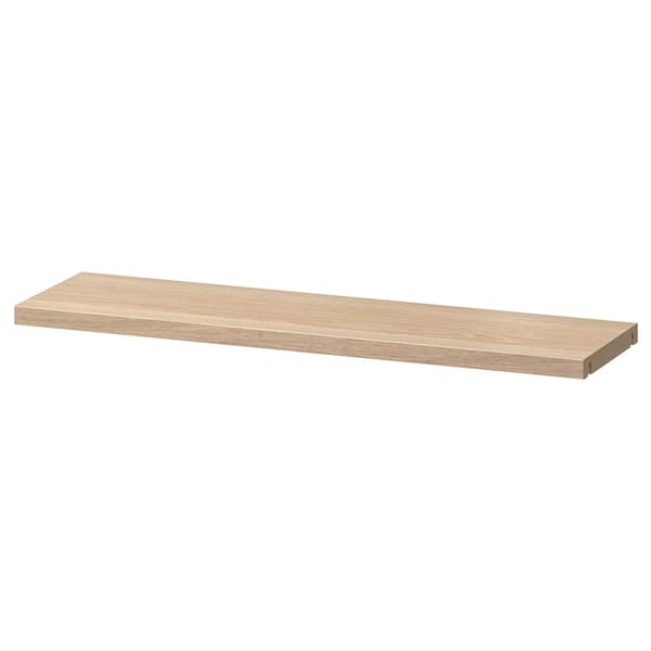 BESTÅ - Shelf, white stained oak effect, 56x16 cm - best price from Maltashopper.com 20295548