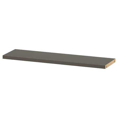 BESTÅ - Shelf, dark grey, 56x16 cm