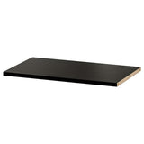 BESTÅ shelf, black-brown, 56x36 cm
