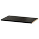 BESTÅ shelf, black-brown, 56x36 cm
