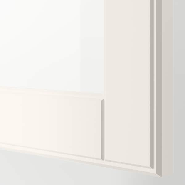 BESTÅ - Shelf unit with doors, white/Ostvik white, 120x42x64 cm - best price from Maltashopper.com 59425153