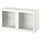 BESTÅ - BESTÅ Shelf unit with doors, white/Ostvik white, 120x42x64 cm