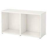 BESTÅ frame, white, 120x40x64 cm