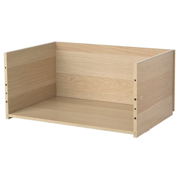 BESTÅ - Drawer frame, white stained oak effect, 60x25x40 cm - best price from Maltashopper.com 60351518