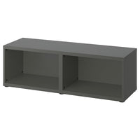 BESTÅ frame, dark grey, 120x40x38 cm