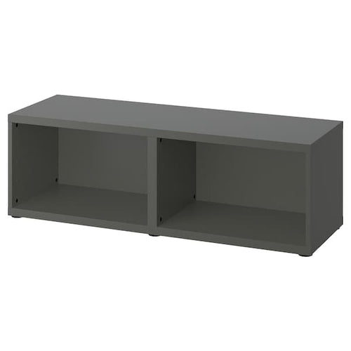 BESTÅ - Frame, dark grey, 120x40x38 cm
