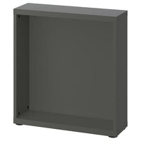 BESTÅ frame, dark grey, 60x20x64 cm