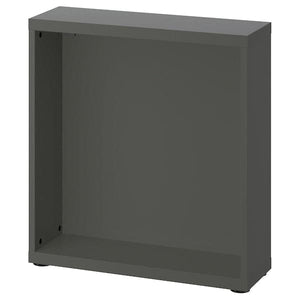 Ikea BESTÅ - Frame, dark grey, 60x20x64 cm