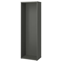 BESTÅ frame, dark grey, 60x40x192 cm