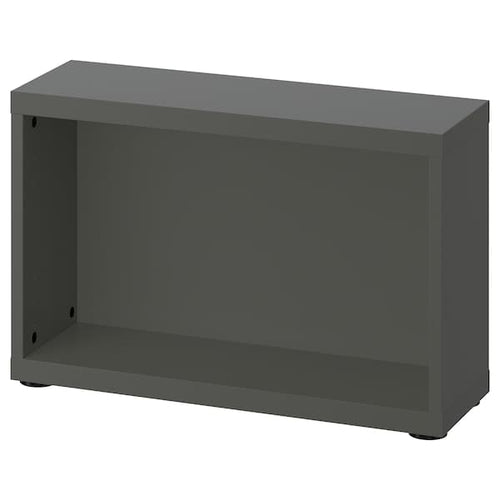 BESTÅ - Frame, dark grey, 60x20x38 cm
