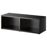BESTÅ frame, black-brown, 120x40x38 cm