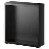 BESTÅ frame, black-brown, 60x20x64 cm