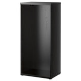 BESTÅ frame, black-brown, 60x40x128 cm