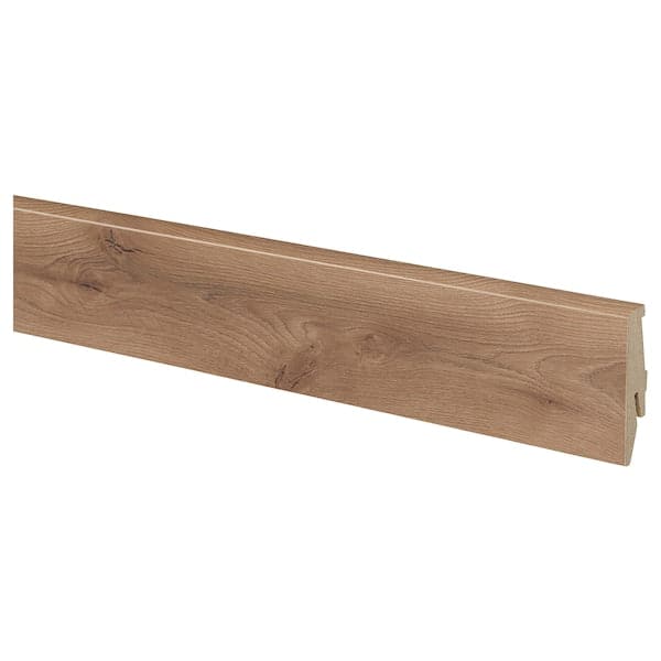 BETESMARK Skirting board - oak/natural 200 cm - best price from Maltashopper.com 90488628