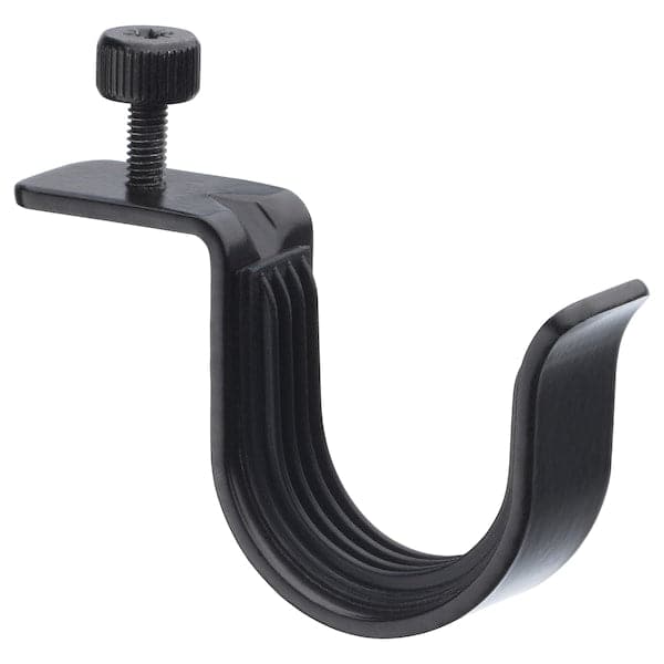 BETYDLIG - Curtain rod holder, black