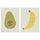 BILD poster, Avocado and Banana, 30x40 cm, 2 pack
