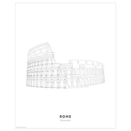 BILD - Poster, Colosseum, Rome,40x50 cm