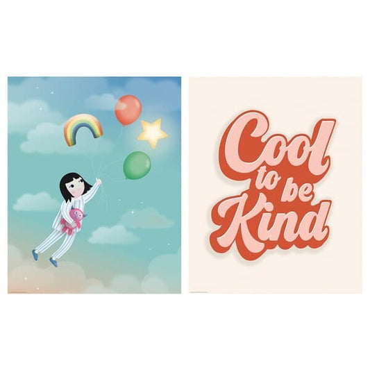 BILD - Poster, cool to be kind rosso, , 40x50 cm - best price from Maltashopper.com 10554957