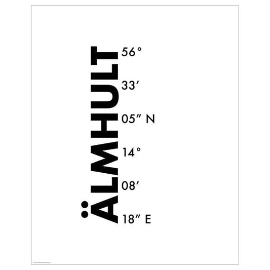 Ikea BILD - Poster, coordinates, Älmhult,40x50 cm
