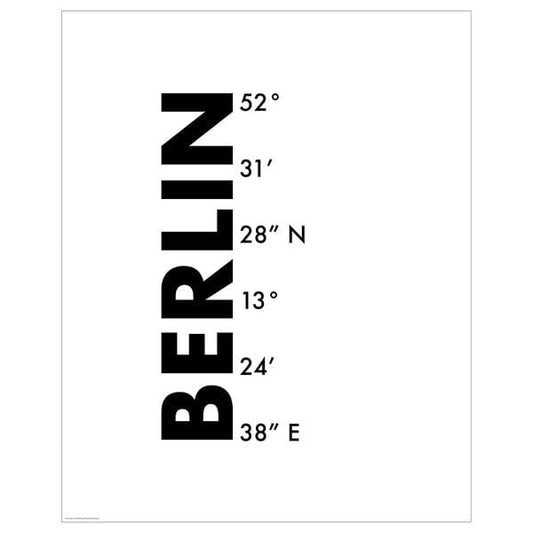 Ikea BILD - Poster, coordinates, Berlin,40x50 cm