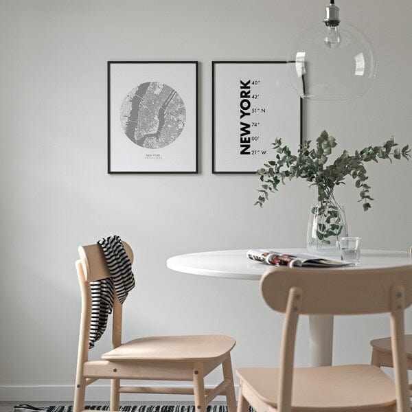 Ikea BILD - Poster, coordinates, New York,40x50 cm