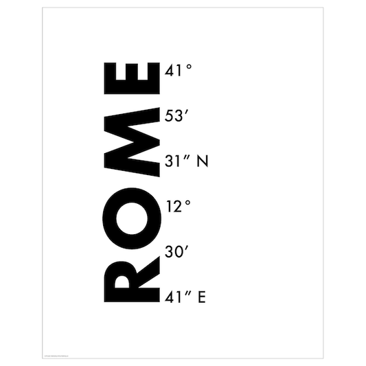 Ikea BILD - Poster, coordinates, Rome,40x50 cm