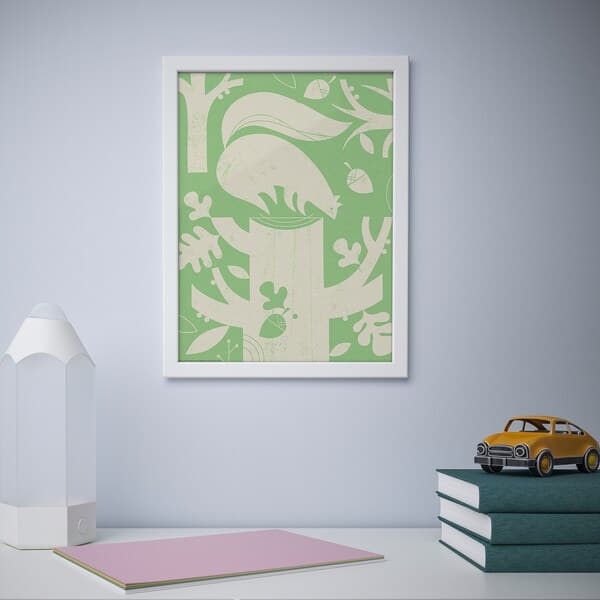 Ikea BILD - Poster, Woodland creatures 1, 30x40 cm
