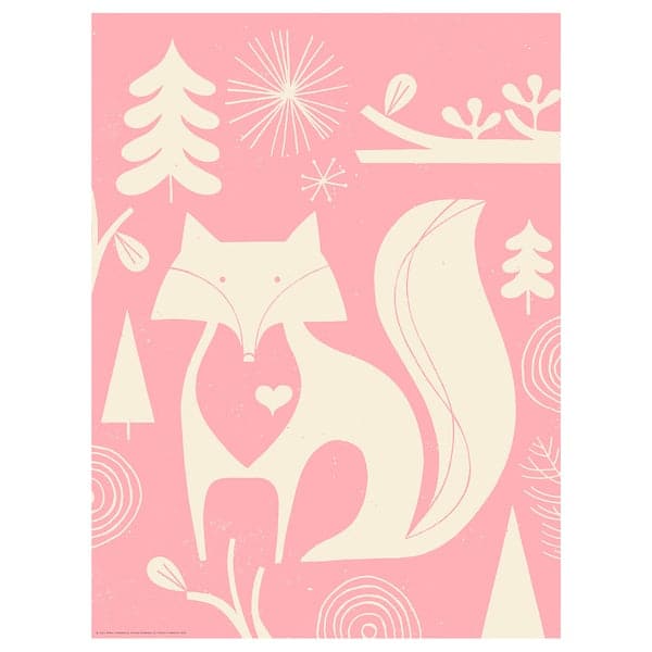 Ikea BILD - Poster, Woodland Creatures 2, 30x40 cm