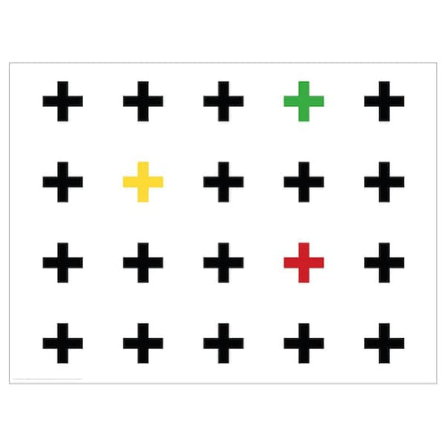 BILD poster, Criss-cross, 40x30 cm