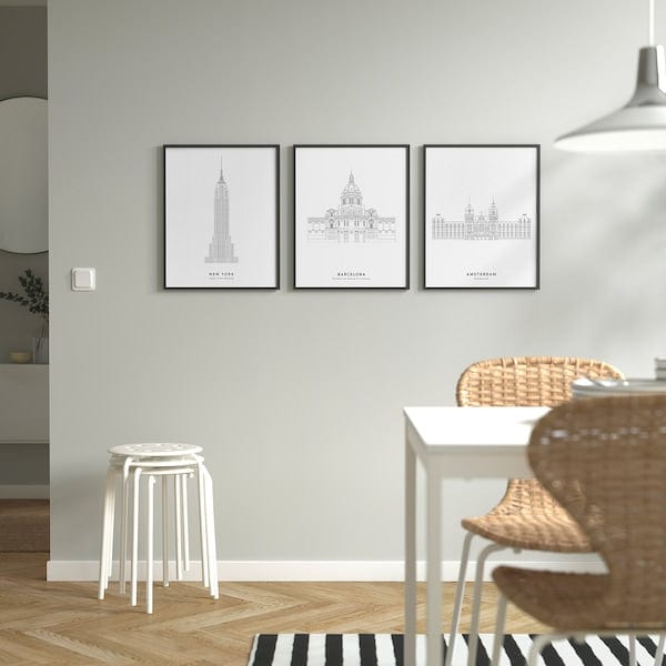 Ikea BILD - Poster, Empire State Building, New York,40x50 cm