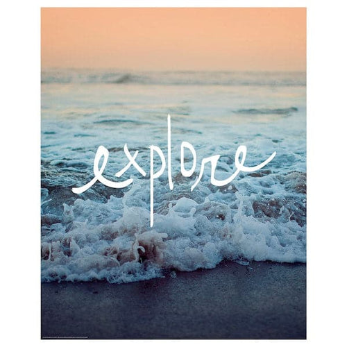 BILD poster, Go explore, 40x50 cm