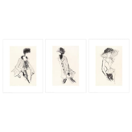 BILD poster, Fashionista I-III, 30x40 cm, 3 pack