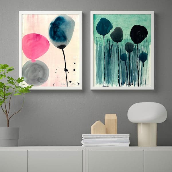 BILD - Poster, Watercolour flowers , - best price from Maltashopper.com 00436083