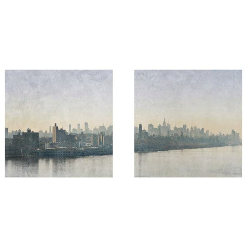 BILD poster, Silver mist, 50x50 cm, 2 pack