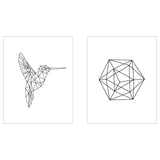 BILD poster, Geometric, 40x50 cm, 2 pack