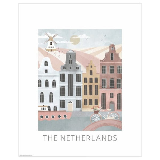 Ikea BILD - Poster, illustration, Holland,40x50 cm