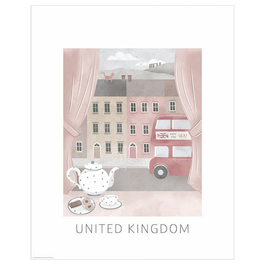 Ikea BILD - Poster, illustration, UK,40x50 cm