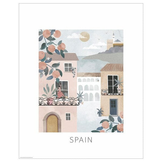 Ikea BILD - Poster, illustration, Spain,40x50 cm