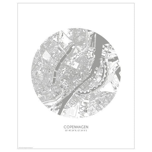 Ikea BILD - Poster, map, Copenhagen,40x50 cm