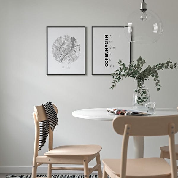 Ikea BILD - Poster, map, Copenhagen,40x50 cm