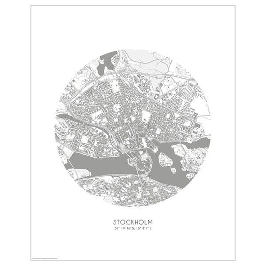 Ikea BILD - Poster, map, Stockholm,40x50 cm