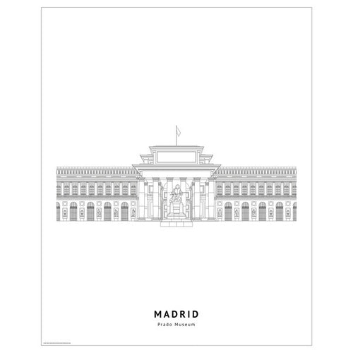 BILD - Poster, Museo del Prado, Madrid,40x50 cm