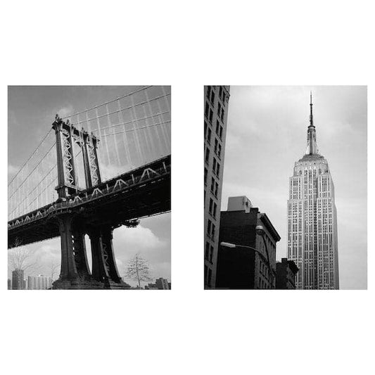 Ikea BILD - Poster, Sights of the city I, 40x50 cm