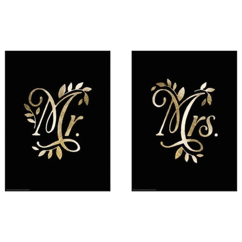BILD poster, Mr & Mrs, 30x40 cm, 2 pack