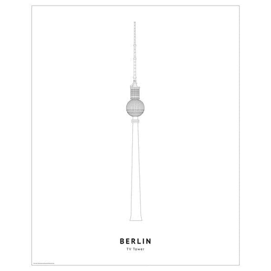Ikea BILD - Poster, Television Tower, Berlin,40x50 cm
