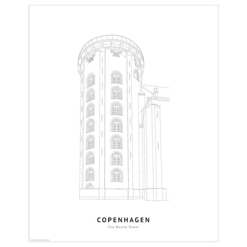 BILD poster, Round tower, Copenhagen