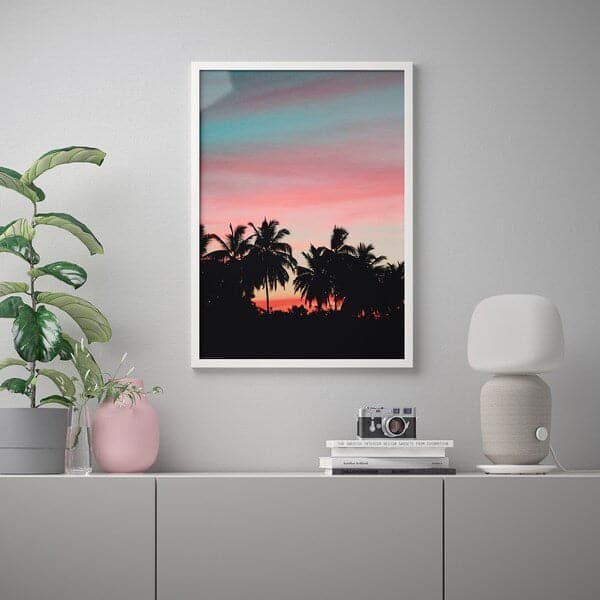 BILD - Poster, Palm sunset , 50x70 cm - best price from Maltashopper.com 10442210