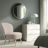 BILLHAMN easy chair, grey-beige, 59x82x78 cm