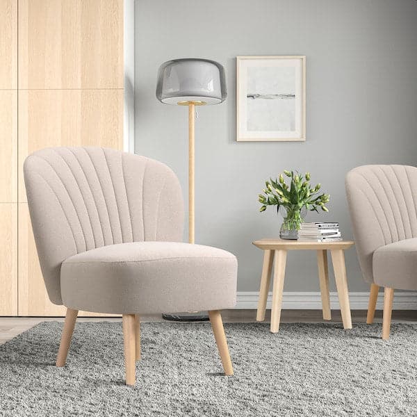 Ikea BILLHAMN Poltrona, grigio-beige ,